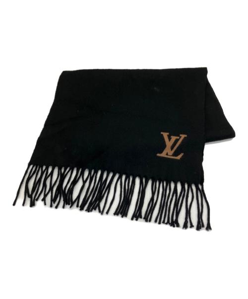 LOUIS VUITTON（ルイ ヴィトン）LOUIS VUITTON (ルイ ヴィトン) マフラー ブラックの古着・服飾アイテム