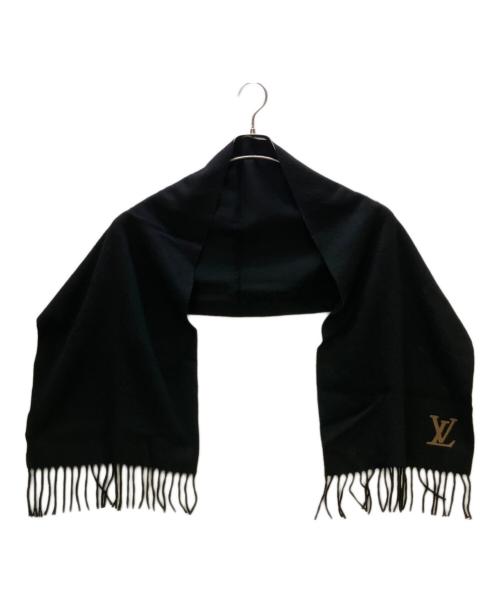 LOUIS VUITTON（ルイ ヴィトン）LOUIS VUITTON (ルイ ヴィトン) マフラー ブラックの古着・服飾アイテム