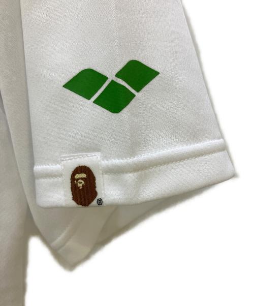 A BATHING APE（アベイシングエイプ）A BATHING APE (アベイシングエイプ) arena (アリーナ) 半袖カットソー ホワイト サイズ:M 未使用品の古着・服飾アイテム