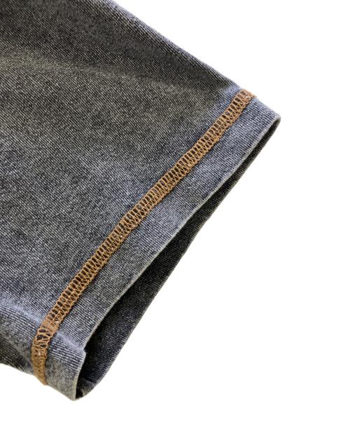 DIESEL（ディーゼル）DIESEL (ディーゼル) 半袖カットソー　Denim effect T グレー サイズ:Mの古着・服飾アイテム