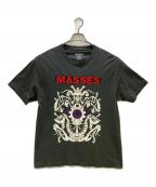 MASSESマシス）の古着「半袖カットソー 25ss T-SHIRT BONE」｜グレー