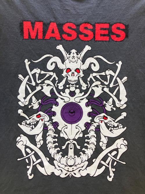 MASSES（マシス）MASSES (マシス) 半袖カットソー 25ss T-SHIRT BONE グレー サイズ:Lの古着・服飾アイテム