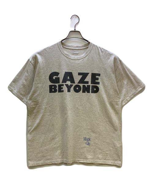 Name.（ネーム）Name. (ネーム) 半袖カットソー 26SS LOOSE FIT PRINT TEE : GAZE BEYOND ベージュ サイズ:2の古着・服飾アイテム