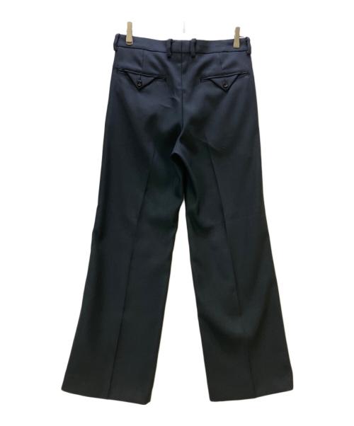 SASQUATCHfabrix.（サスクワッチファブリックス）SASQUATCHfabrix. (サスクワッチファブリックス) スラックス SEMI FLARE SILHOUETTE SLACKS ネイビー サイズ:Mの古着・服飾アイテム