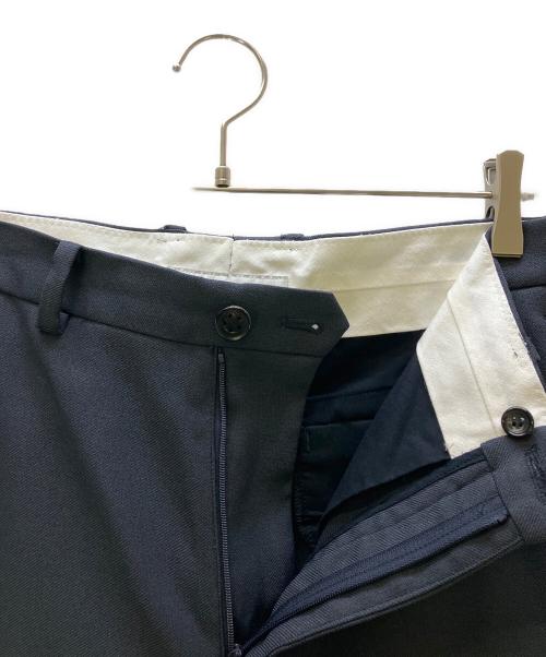SASQUATCHfabrix.（サスクワッチファブリックス）SASQUATCHfabrix. (サスクワッチファブリックス) スラックス SEMI FLARE SILHOUETTE SLACKS ネイビー サイズ:Mの古着・服飾アイテム