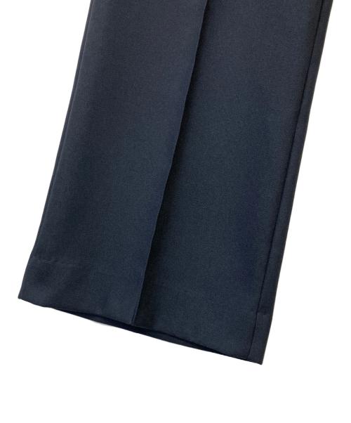 SASQUATCHfabrix.（サスクワッチファブリックス）SASQUATCHfabrix. (サスクワッチファブリックス) スラックス SEMI FLARE SILHOUETTE SLACKS ネイビー サイズ:Mの古着・服飾アイテム