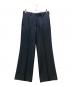 SASQUATCHfabrix.（サスクワッチファブリックス）の古着「スラックス SEMI FLARE SILHOUETTE SLACKS」｜ネイビー