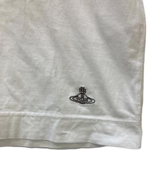 Vivienne Westwood man（ヴィヴィアン ウェストウッド マン）Vivienne Westwood man (ヴィヴィアン ウェストウッド マン) 半袖カットソー CHILDHOOD KITTY CAT ホワイト サイズ:44の古着・服飾アイテム