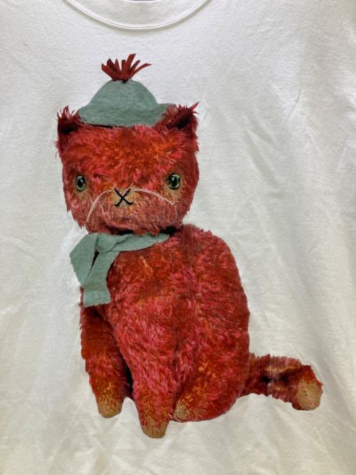 Vivienne Westwood man（ヴィヴィアン ウェストウッド マン）Vivienne Westwood man (ヴィヴィアン ウェストウッド マン) 半袖カットソー CHILDHOOD KITTY CAT ホワイト サイズ:44の古着・服飾アイテム