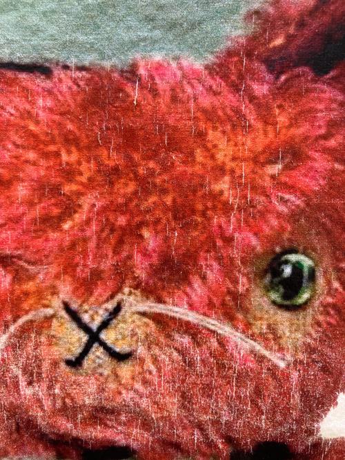 Vivienne Westwood man（ヴィヴィアン ウェストウッド マン）Vivienne Westwood man (ヴィヴィアン ウェストウッド マン) 半袖カットソー CHILDHOOD KITTY CAT ホワイト サイズ:44の古着・服飾アイテム