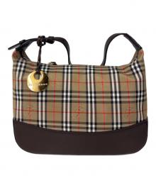 BURBERRY（バーバリー）の古着「ワンショルダーバッグ」｜ベージュ×ブラウン