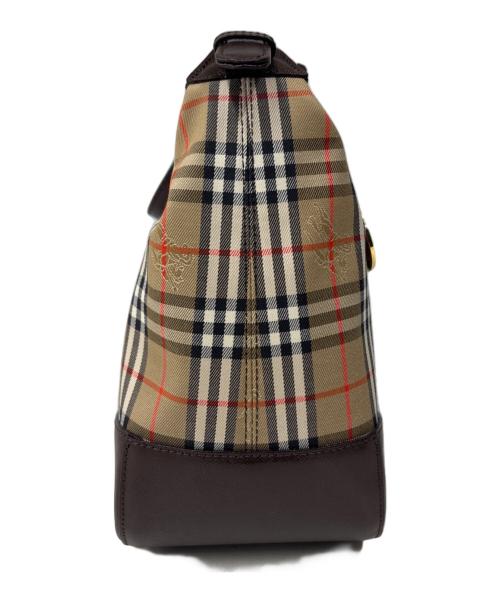 BURBERRY（バーバリー）BURBERRY (バーバリー) ワンショルダーバッグ ベージュ×ブラウンの古着・服飾アイテム