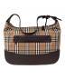 BURBERRY (バーバリー) ワンショルダーバッグ ベージュ×ブラウン：40000円