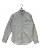maison kitsuneメゾンキツネ）の古着「長袖シャツ」｜スカイブルー