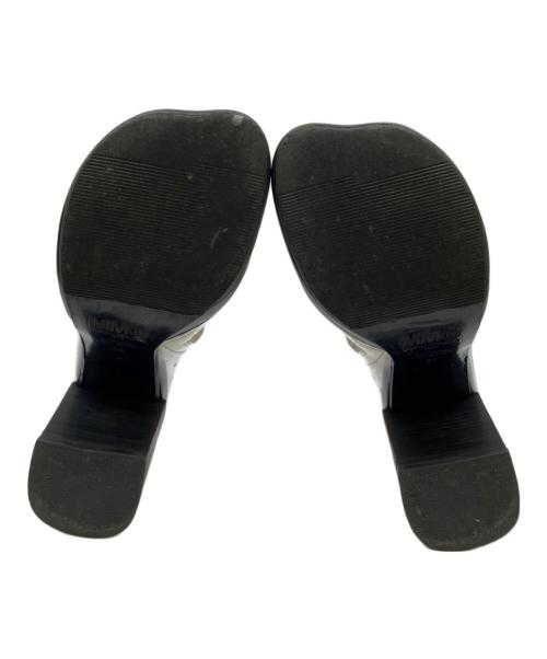 MM6 Maison Margiela（エムエムシックスメゾンマルジェラ）MM6 Maison Margiela (エムエムシックスメゾンマルジェラ) クリアブーツ ブラック サイズ:38の古着・服飾アイテム