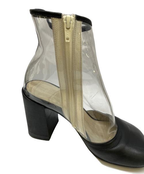 MM6 Maison Margiela（エムエムシックスメゾンマルジェラ）MM6 Maison Margiela (エムエムシックスメゾンマルジェラ) クリアブーツ ブラック サイズ:38の古着・服飾アイテム