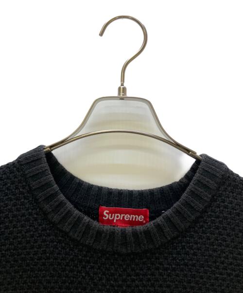 SUPREME（シュプリーム）SUPREME (シュプリーム) 薄手ニット small box ブラック サイズ:Lの古着・服飾アイテム