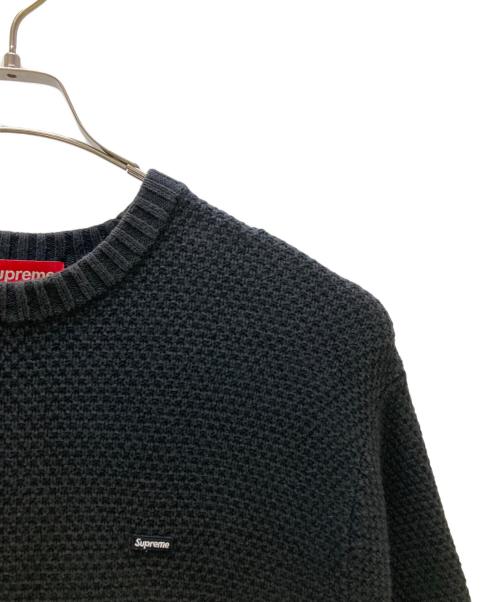 SUPREME（シュプリーム）SUPREME (シュプリーム) 薄手ニット small box ブラック サイズ:Lの古着・服飾アイテム