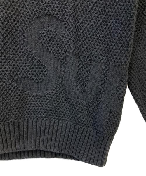 SUPREME（シュプリーム）SUPREME (シュプリーム) 薄手ニット small box ブラック サイズ:Lの古着・服飾アイテム