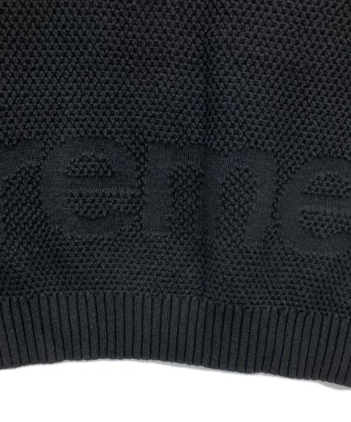 SUPREME（シュプリーム）SUPREME (シュプリーム) 薄手ニット small box ブラック サイズ:Lの古着・服飾アイテム