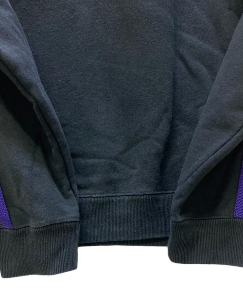 Needles（ニードルズ）Needles (ニードルズ) スウェット ブラック×パープル サイズ:Lの古着・服飾アイテム
