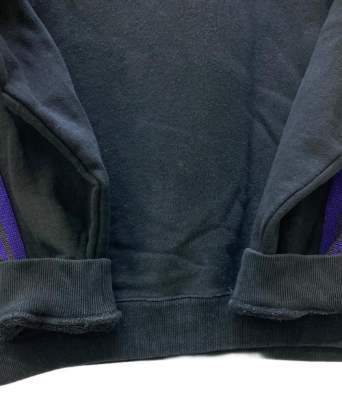 Needles（ニードルズ）Needles (ニードルズ) スウェット ブラック×パープル サイズ:Lの古着・服飾アイテム