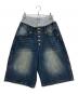 Ballsy.Brothers（ボールジーブラザーズ）の古着「ハーフパンツ Trunks Docking Baggy Jorts」｜インディゴ