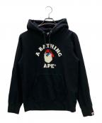 A BATHING APEアベイシングエイプ）の古着「プルオーバーパーカー」｜ブラック