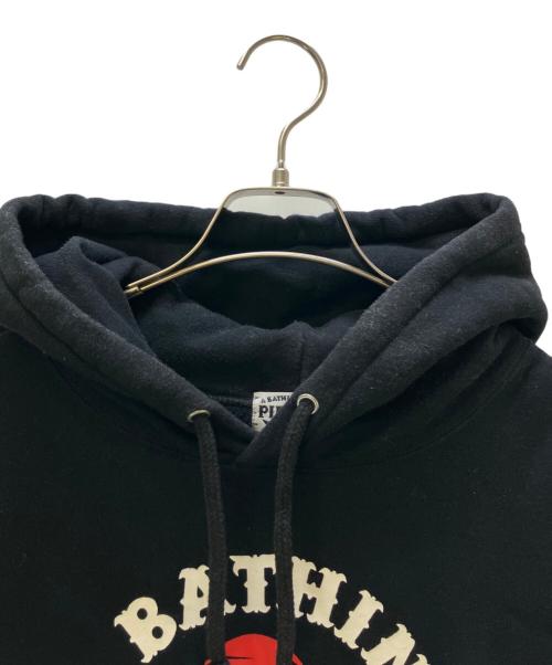 A BATHING APE（アベイシングエイプ）A BATHING APE (アベイシングエイプ) プルオーバーパーカー ブラック サイズ:Sの古着・服飾アイテム