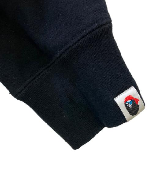 A BATHING APE（アベイシングエイプ）A BATHING APE (アベイシングエイプ) プルオーバーパーカー ブラック サイズ:Sの古着・服飾アイテム
