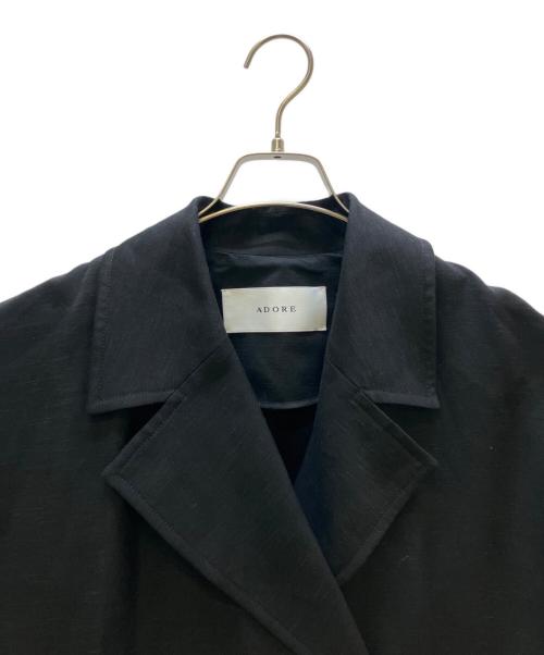 ADORE（アドーア）ADORE (アドーア) ダブルジャケット ブラック サイズ:38 未使用品の古着・服飾アイテム