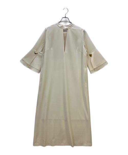 ADORE（アドーア）ADORE (アドーア) シックアンドシンカチオンツイルワンピース アイボリー サイズ:38 未使用品の古着・服飾アイテム