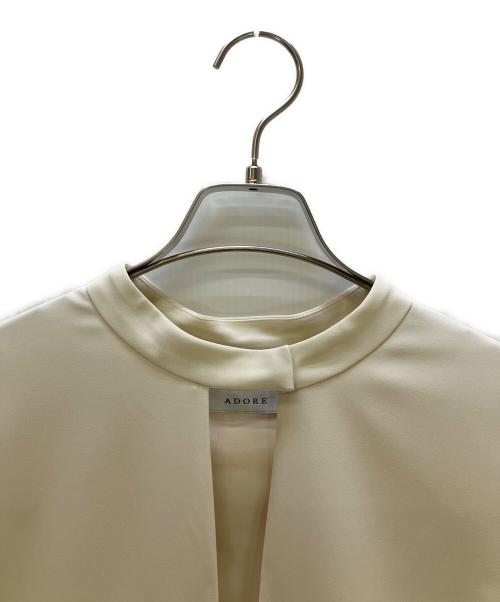 ADORE（アドーア）ADORE (アドーア) シックアンドシンカチオンツイルワンピース アイボリー サイズ:38 未使用品の古着・服飾アイテム