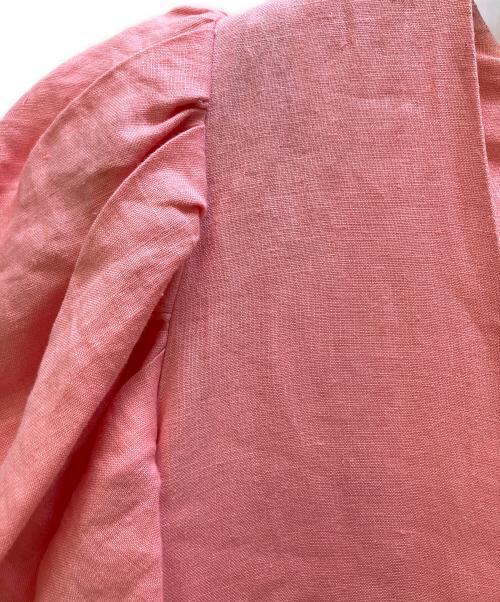 MYLAN（マイラン）MYLAN (マイラン) ボリュームスリーブ マキシドレス ピンク サイズ:Fの古着・服飾アイテム