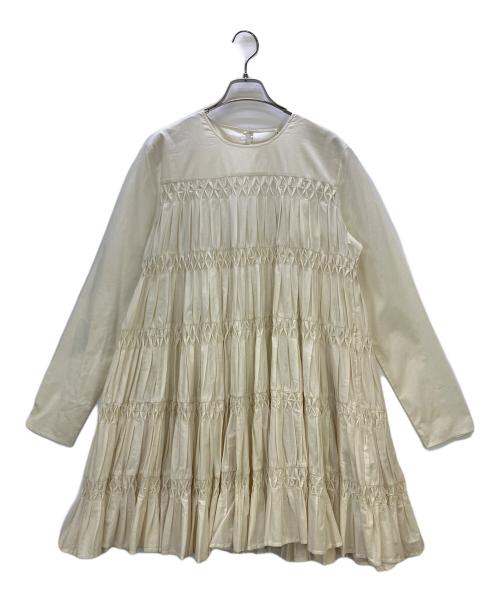merlette（マーレット）Merlette (マーレット) 長袖ワンピース アイボリー サイズ:S 未使用品の古着・服飾アイテム