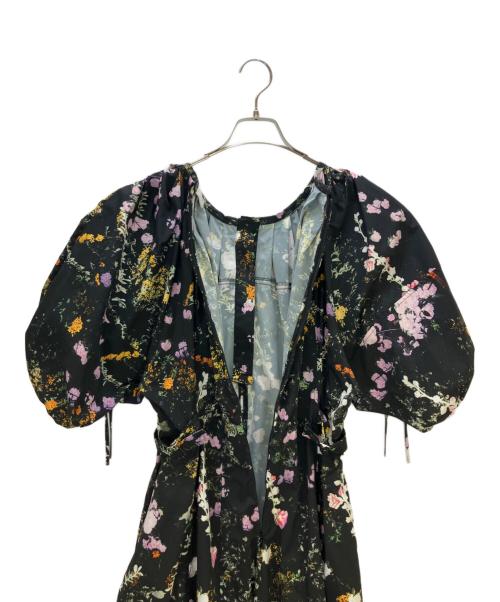 3.1 phillip lim（スリーワンフィリップリム）3.1 phillip lim (スリーワンフィリップリム) 半袖ワンピース ブラック×マルチカラー サイズ:4の古着・服飾アイテム