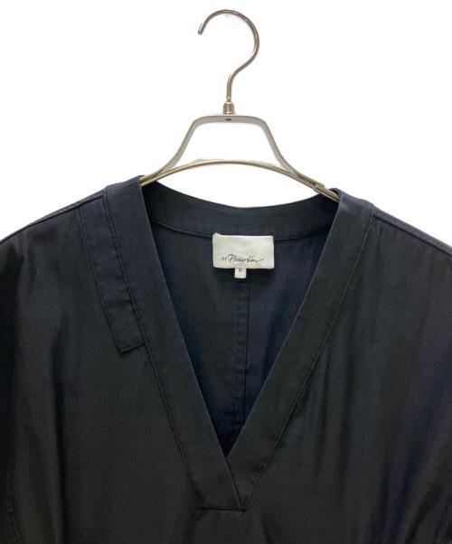 3.1 phillip lim（スリーワンフィリップリム）3.1 phillip lim (スリーワンフィリップリム) 半袖ワンピース ブラックの古着・服飾アイテム