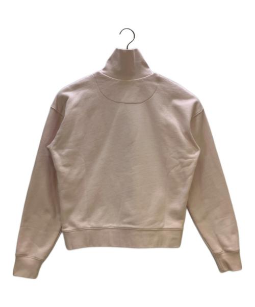 maison kitsune（メゾンキツネ）maison kitsune (メゾンキツネ) ハーフジップスウェット ライトピンク サイズ:Sの古着・服飾アイテム