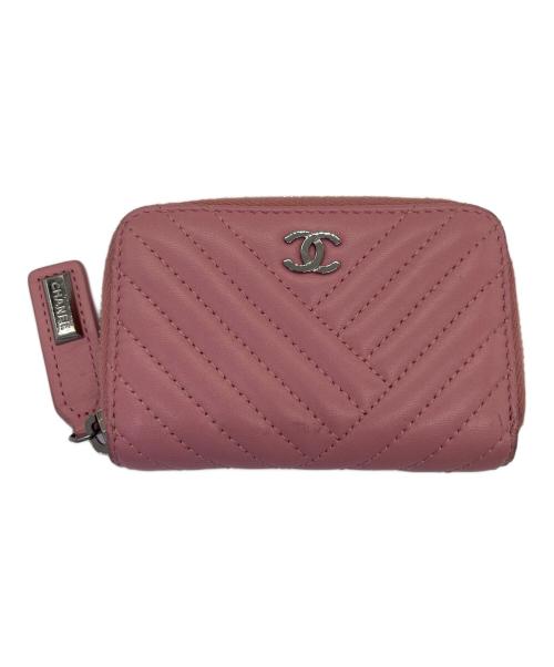 CHANEL（シャネル）CHANEL (シャネル) カードケース ピンクの古着・服飾アイテム