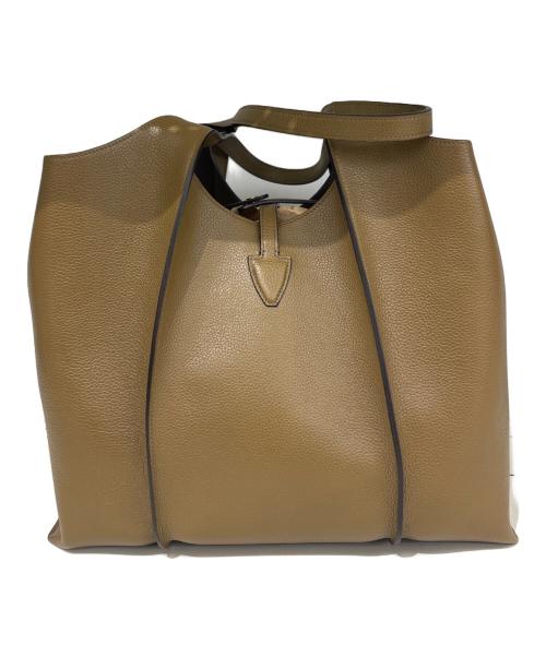 TOD'S（トッズ）TOD'S (トッズ) トートバッグ　T Timeless ブラウンの古着・服飾アイテム