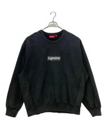 SUPREME（シュプリーム）の古着「スウェット Washed Box Logo Crewneck」｜ブラック