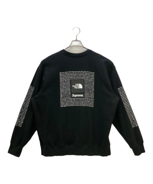 THE NORTH FACE（ザ ノース フェイス）THE NORTH FACE (ザ ノース フェイス) Supreme (シュプリーム) スウェット TNF Crewneck ブラック サイズ:XLの古着・服飾アイテム