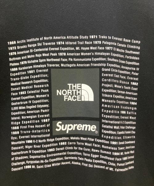 THE NORTH FACE（ザ ノース フェイス）THE NORTH FACE (ザ ノース フェイス) Supreme (シュプリーム) スウェット TNF Crewneck ブラック サイズ:XLの古着・服飾アイテム