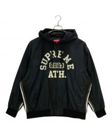 SUPREME（シュプリーム）の古着「ジップジャケット Applique Hooded TrackJacket」｜ブラック