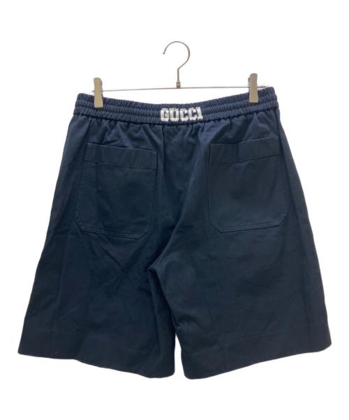 GUCCI（グッチ）GUCCI (グッチ) ハーフパンツ ネイビー サイズ:50の古着・服飾アイテム