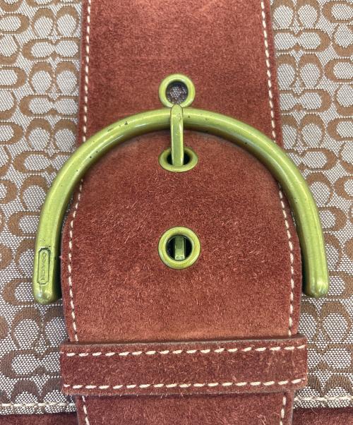 COACH（コーチ）COACH (コーチ) ショルダーバッグ レッドの古着・服飾アイテム