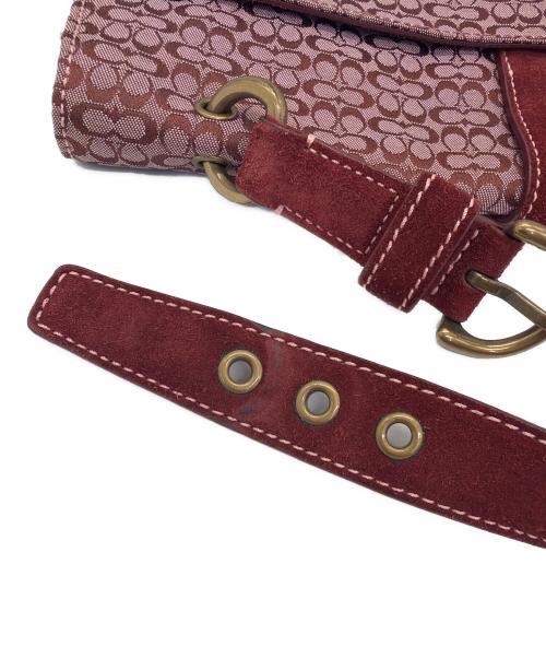 COACH（コーチ）COACH (コーチ) ショルダーバッグ レッドの古着・服飾アイテム