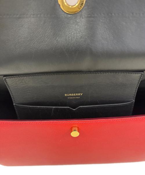 BURBERRY（バーバリー）BURBERRY (バーバリー) 2WAYショルダーバッグ レッドの古着・服飾アイテム
