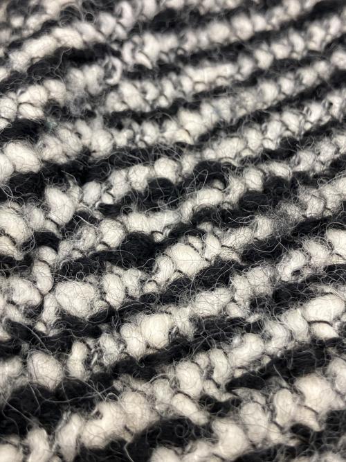 MONCLER（モンクレール）MONCLER (モンクレール) ミニスカート ホワイト×ブラック サイズ:38の古着・服飾アイテム