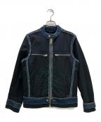 DIESELディーゼル）の古着「デニムジャケット」｜ブラック